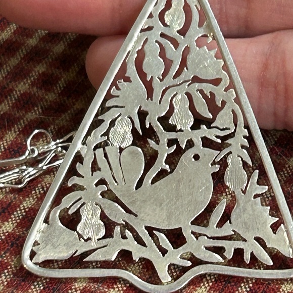 Artisan Bird Sterling Necklace - Picture 2 of 14